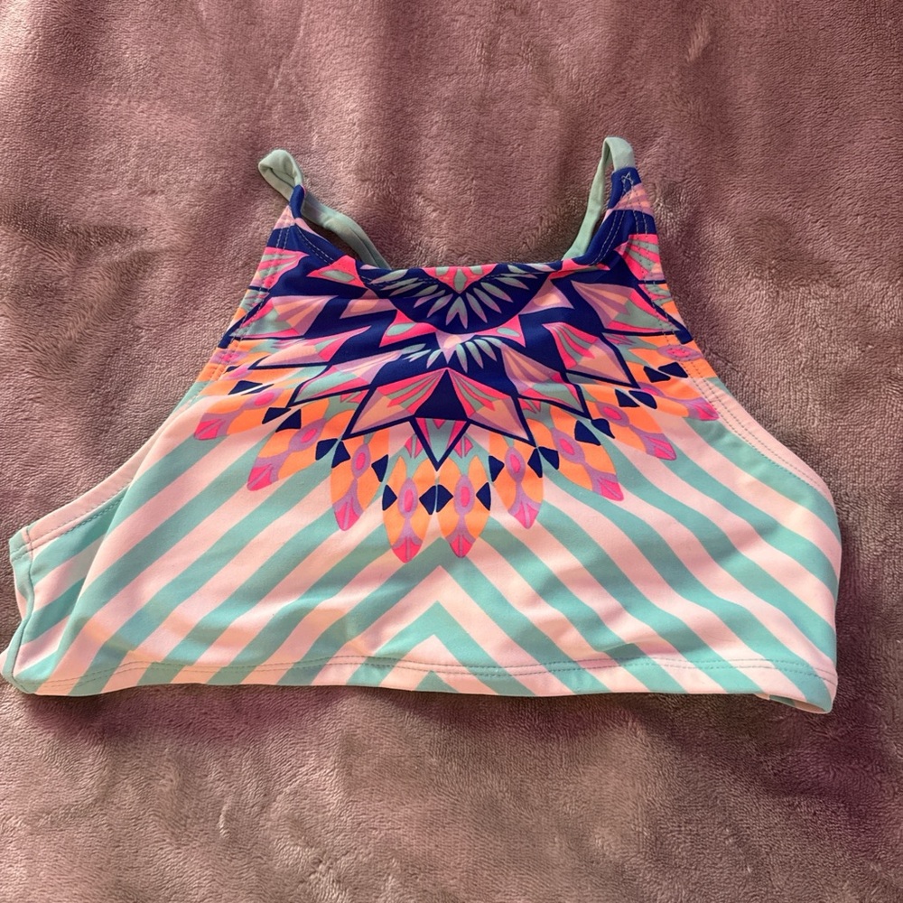 Justice Swim Top!! Size 14
